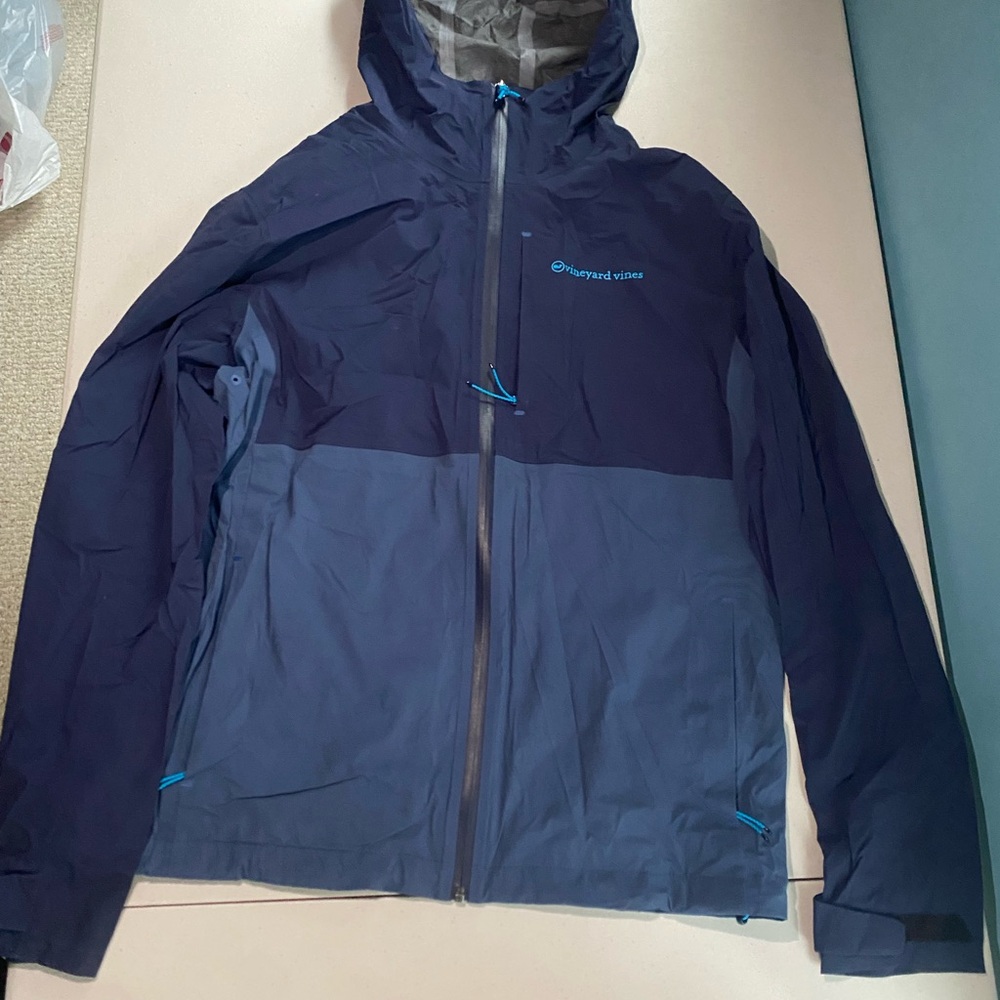 Vineyard Vines Two-tone Blue performance Rain Tec… - image 1